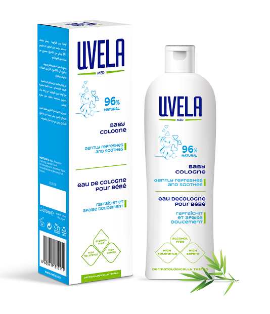 UVELA BABY COLOGNE FOR BABY SENSITIVE SKIN 150 ML 