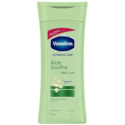 VASELINE INT& CARE ALOE SOOTHE BODY LOTION 200 ML