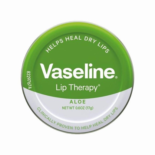 VASELINE LIP THERAPY ALOE TIN 17G