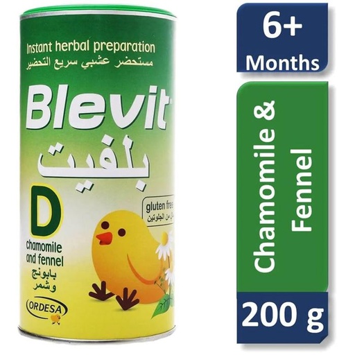 BLEVIT D TEA CAMOMILE AND FENNEL 200 G