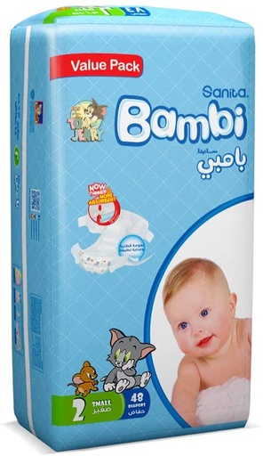 Bambi Diapers #2 48 Diaper  1 Pack