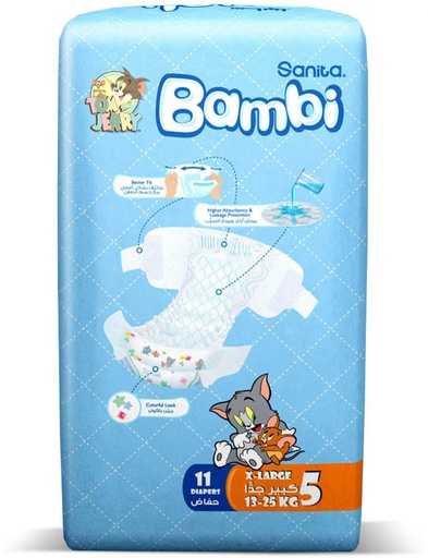 Bambi Diapers #5 11 Diaper  1 Pack