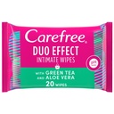 CARE FREE INTIME GREEN TEA &ALOE VERA 20 WIP 