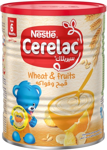 CERELAC MILK WHEAT FRUITS 400 G