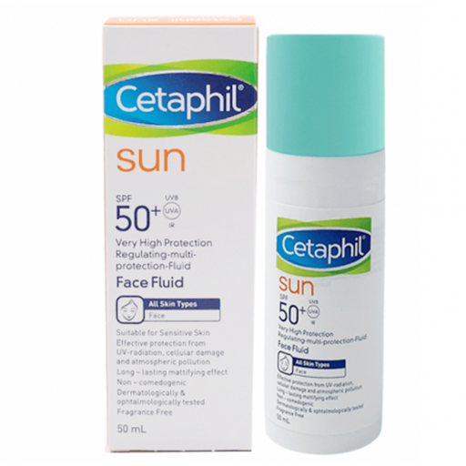 CETAPHIL SUN SPF 50+ FACE FLUID LIGHT MEDIUM 50 M