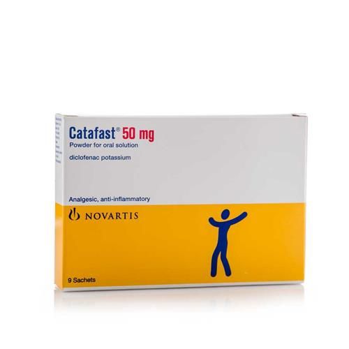 Catafast Pain Relief 50Mg Anti-Inflammatory 9 Pieces