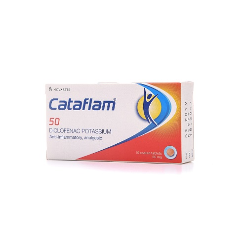 Cataflam Pain Relief Pain Relievers 50 Mg 10 Pieces