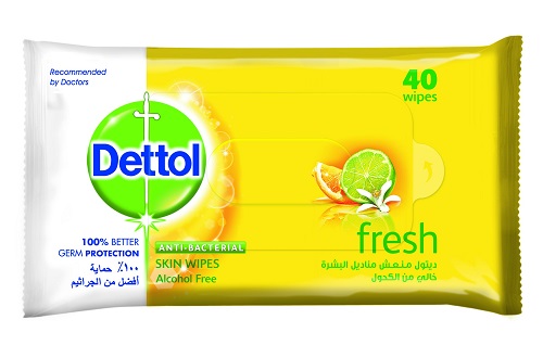 DETTOL  WIPS FRESH 40 WIPES                       