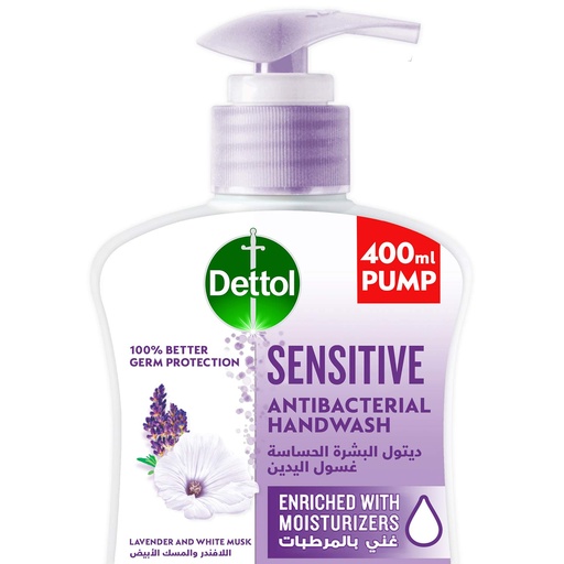 DETTOL HAND WASH SENSITIVE 400ML