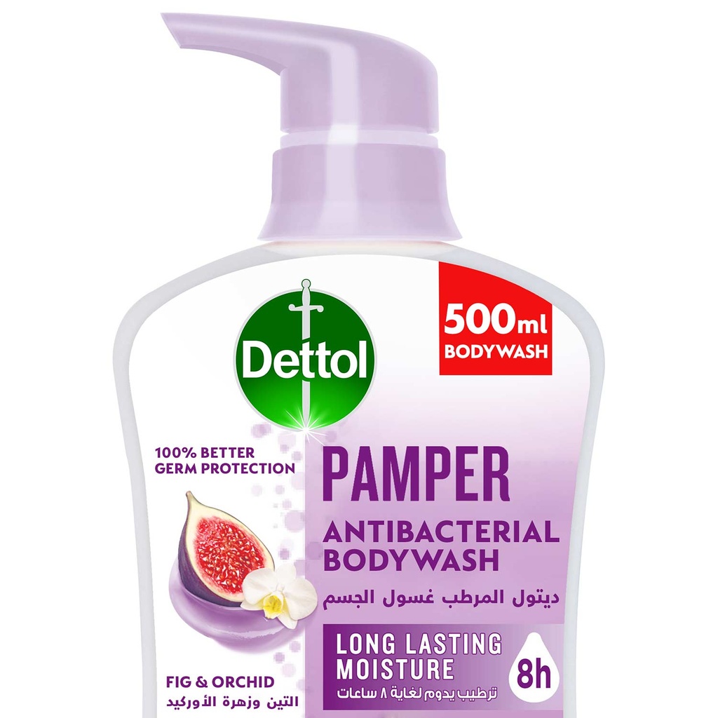 DETTOL PAMPER BODY WASH FIG  & ORCHID 500 ML