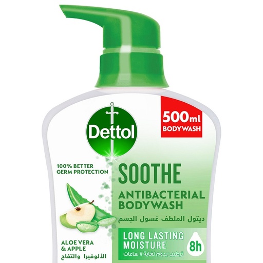 DETTOL SOOTHE BODY WASH ALOE VERA & APPLE 500 ML