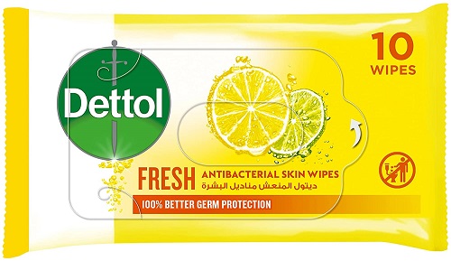 DETTOL WIPES 10 S FRESH