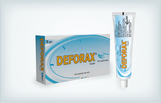 Deforax Herpes Labialis Treatment Cream 5 G