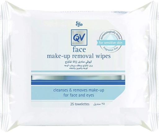 Ego Makeup Remover Wet Wipes For Face and Eyes and Lips 25 Pieces