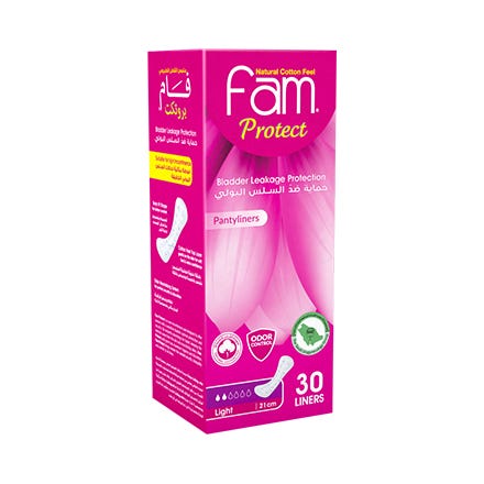 FAM PROTECT PANTYLINERS LIGHT 12 X 30 