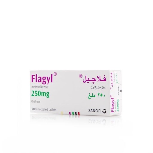 Flagyl Antibacterial 250 Mg 20 Pieces