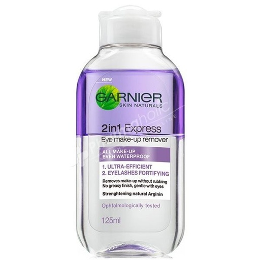 GARNIER EXPRESS 2 IN 1 WATER PROF MAKE UP 125 ML