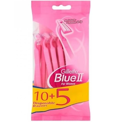 GILLETTE BLU FOR WOMEN RAZOR 10 + 5 FREE 