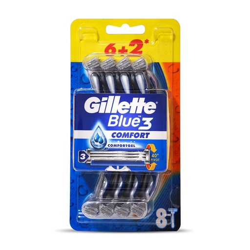 GILLETTE COMFORT  BLUE 3 6+2