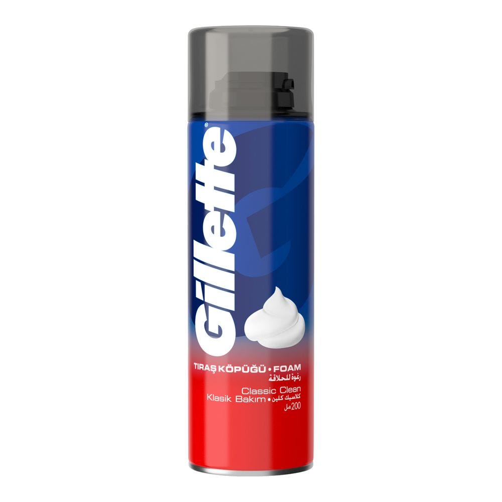 GILLETTE FOAM CLEAN SHAVE 200 ML  32070