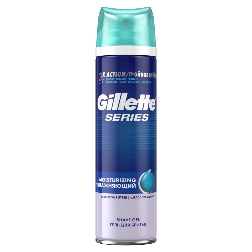 GILLETTE SERIES SHAVING GEL MOISTURISING 200ML