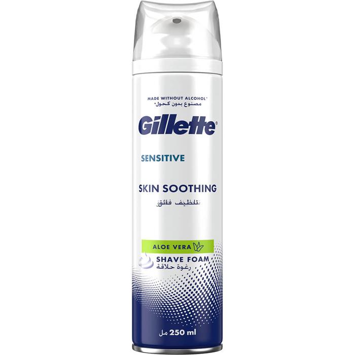 GILLETTE SKIN SOOTHING ALOE VERA SHAVE FOAM 200 ML