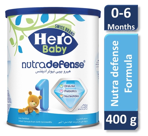 HERO BABY MILK NO 1 400 GM 