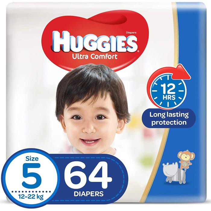 HUGGIES NO 5 JUNIOR 2 X 64