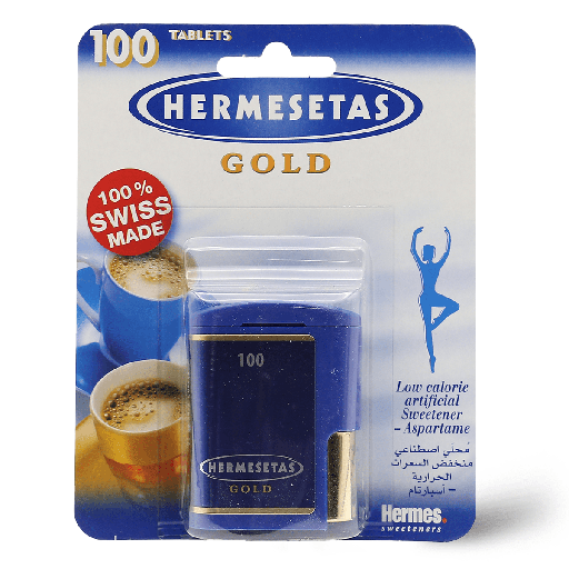 Hermesetas Sweetener Gold 100 Pieces