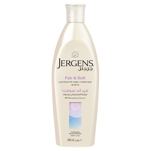 JERGENS FAIR & SOFT LOTION 200 ML