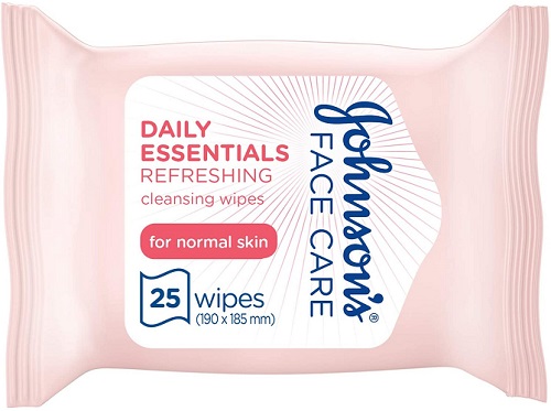 JOHNSON  DAILY REFRESHING FACIAL CLEANSING 25 WIPE