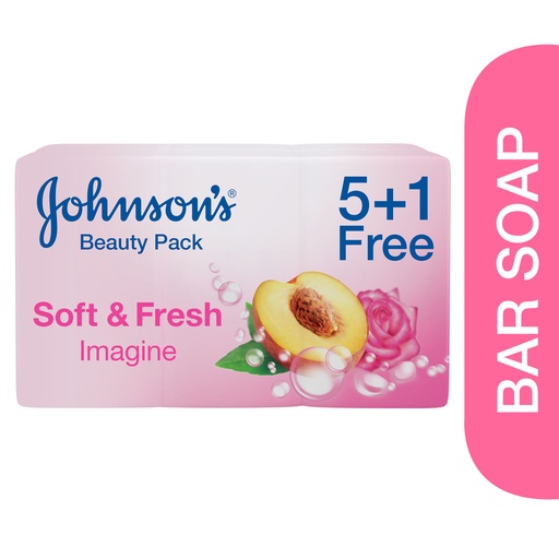 JOHNSON IMAGINE SOFT FRESH SOAP  5 + 1 FREE 125ML