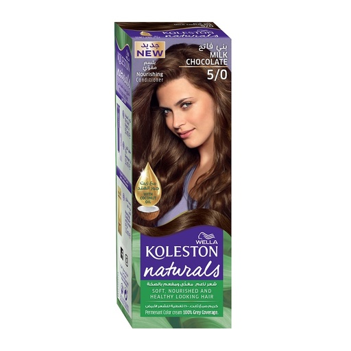 KOLESTON NATURALS 5/0 MILK CHOCOLATE