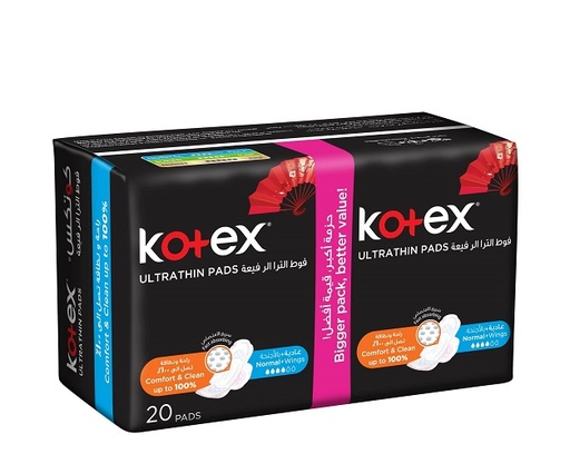 KOTEX UT NORMAL+ WINGS 16 X 20