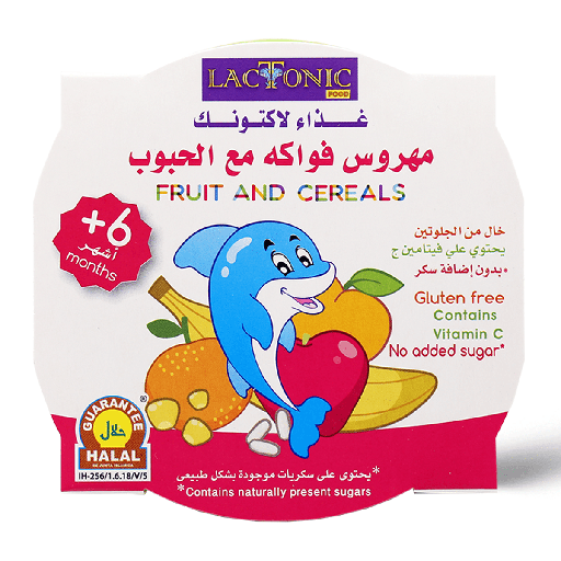 LACTONIC FRUIT AND CEREALS + 6 130 GM  