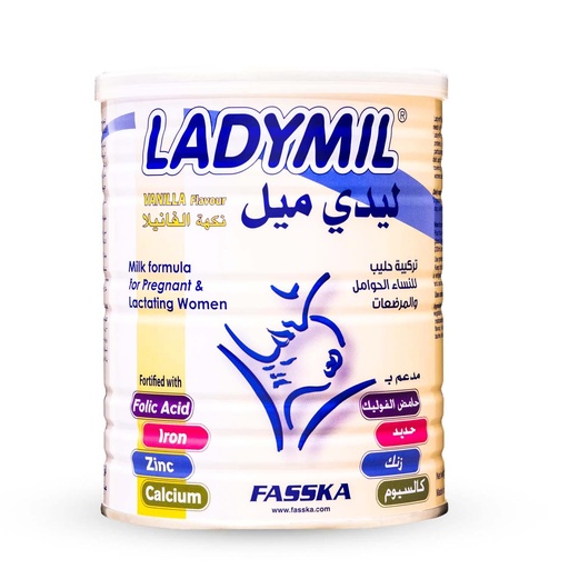 LADYMIL POWDER MILK VANILLA 400 GM