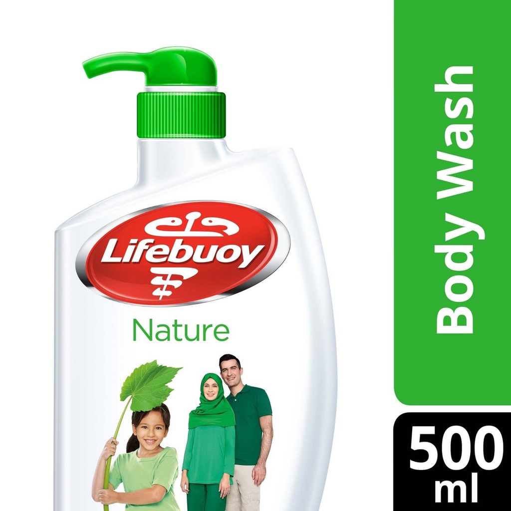 LIFEBUOY BODY WASH NATURE 500ML