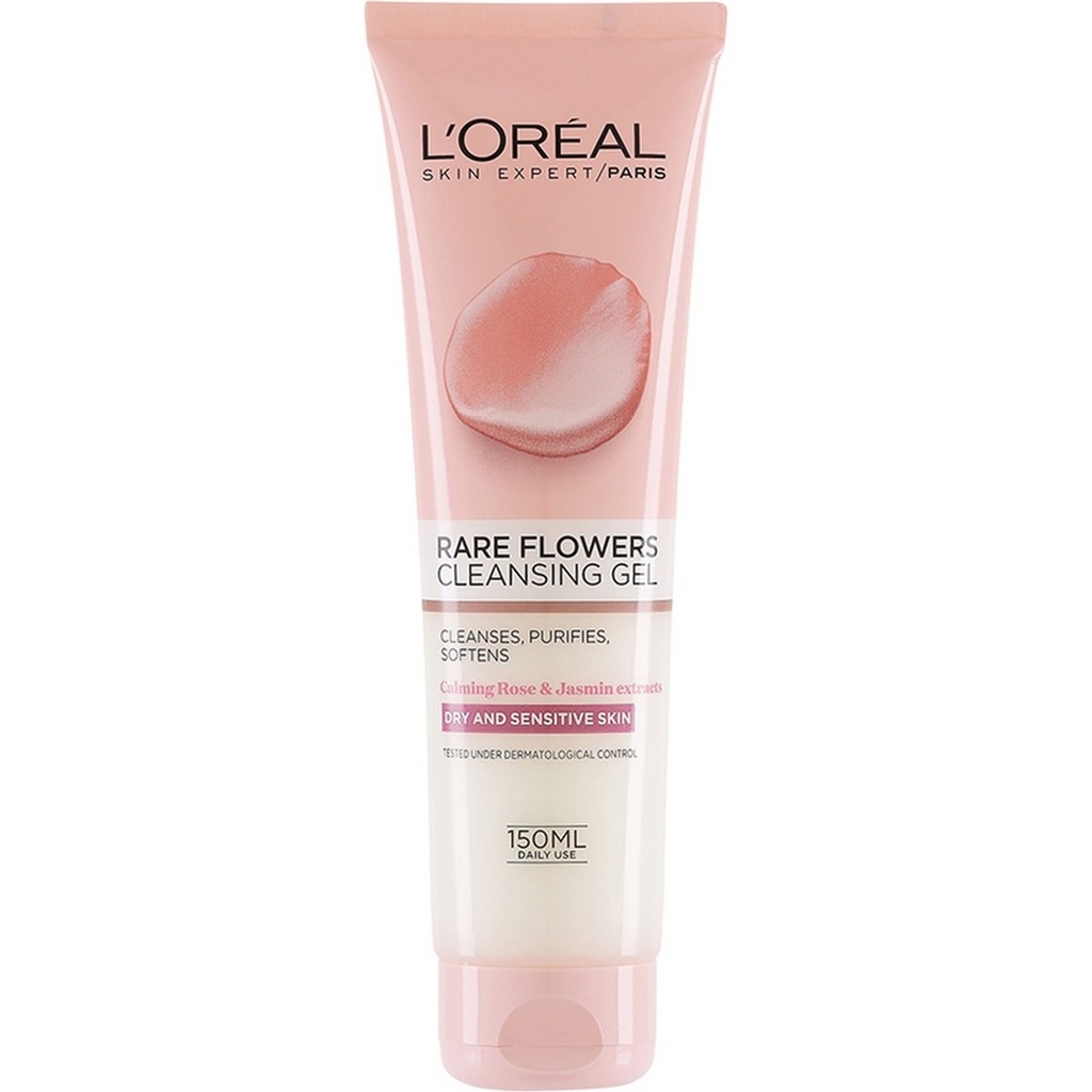 LOREAL PARIS RARE FLOWERS CLEANSING GEL CREAM 150 