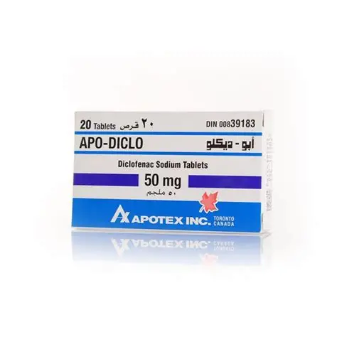 Apo-Diclo Treatment For Arthritis 50 MG 20 Pieces