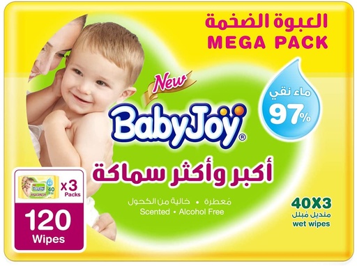 BABY JOY WIPS 40 WIPE  1 Pack