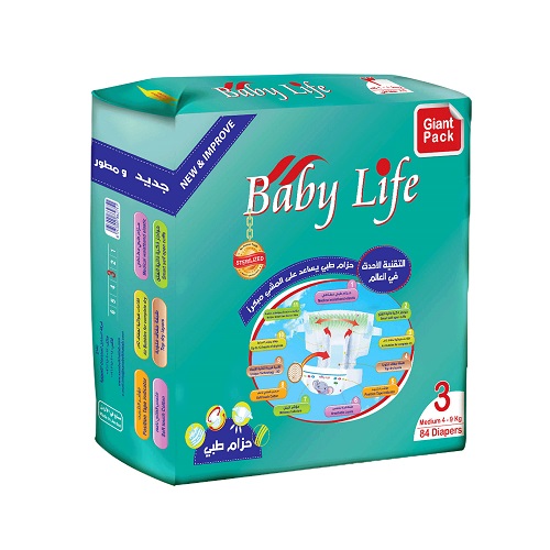 BABY LIFE NO 3 MEDIUM 84 Diaper 1 Pack