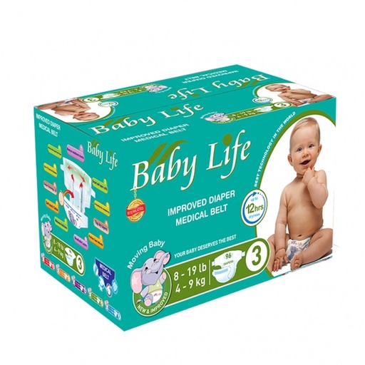 BABY LIFE PANTS NO 3 MEDIUM 96 Diaper1Pack