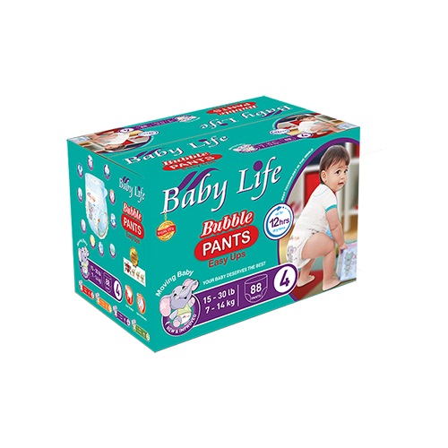 BABY LIFE PANTS NO 4 LARGE 88 Diaper 1 Pack