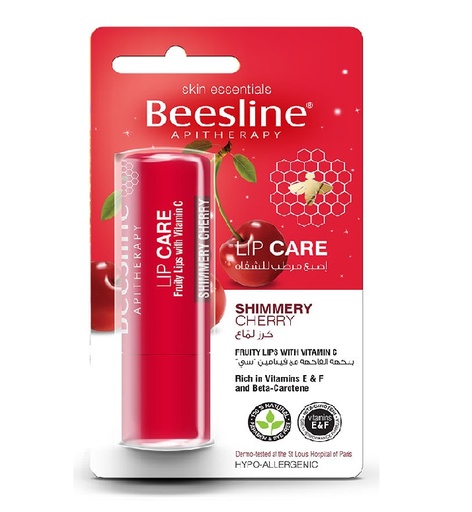 BEESLINE LIP CARE SHIMMERY CHERRY 4.5 G