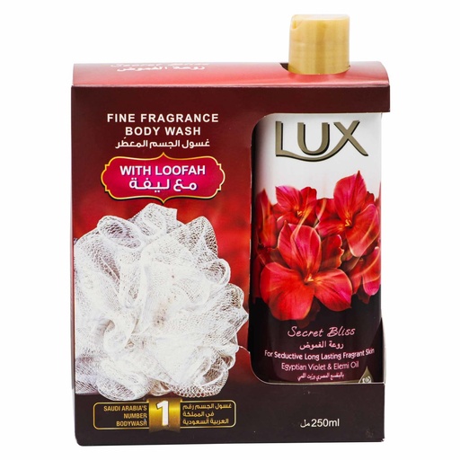 LUX SHOWER GEL SECRET BILSS + KIT 250 ML