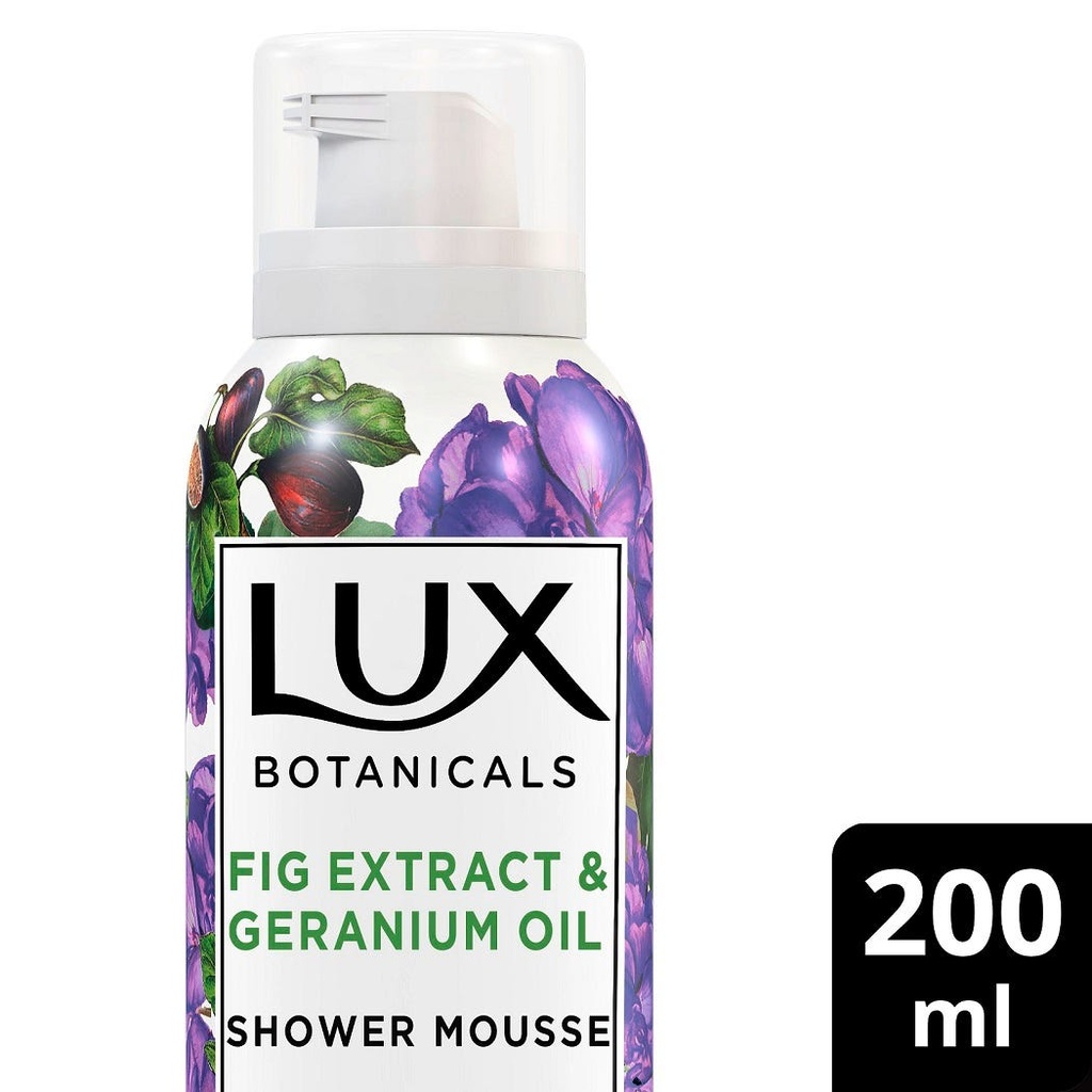 LUX SHOWER MOUSSE FIG EXTR&GERAN OIL 200 ML