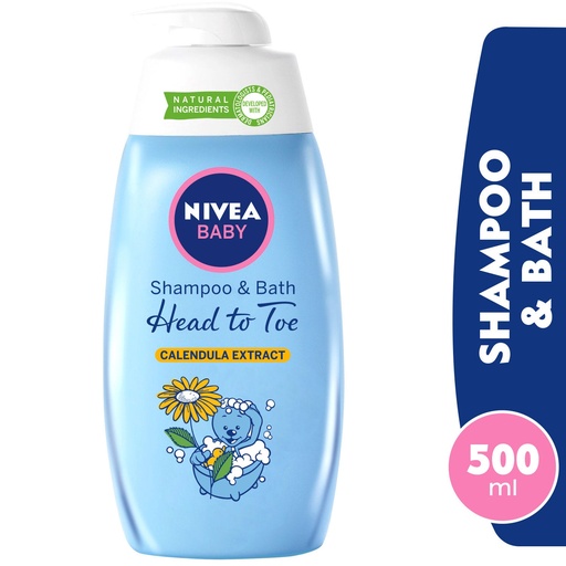 NIVEA BABY HEAD TO TOE SHAMPO BATH 500 ML 