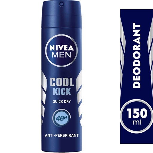 NIVEA DEO SPRAY MEN COOL KICK 150 ML ART.NO.82883