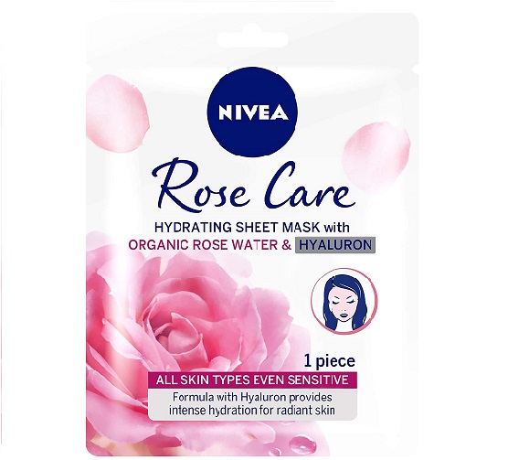 NIVEA FACE ROSE CARE WATER SHEET MASK 