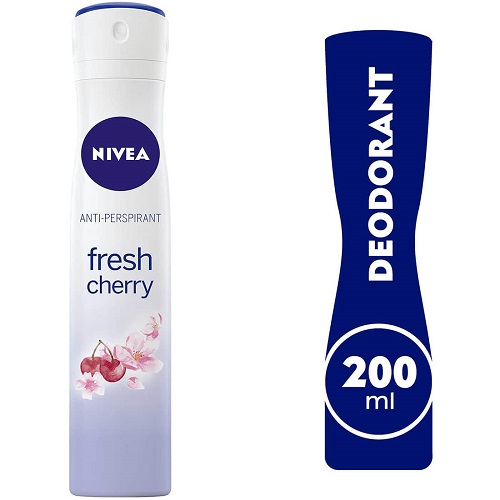 NIVEA FRESH CHERRY SPRAY 200 ML 